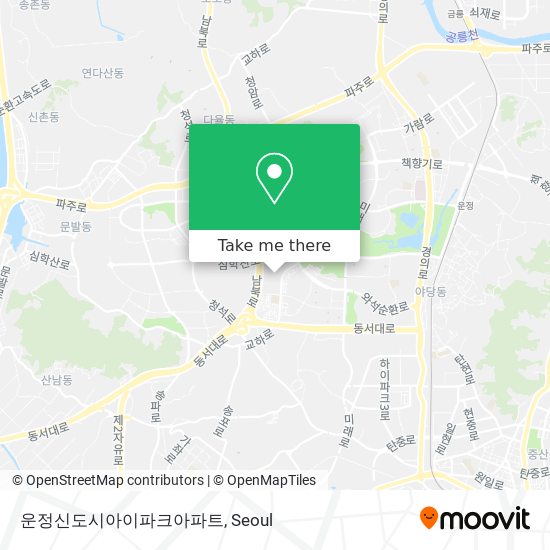 운정신도시아이파크아파트 map