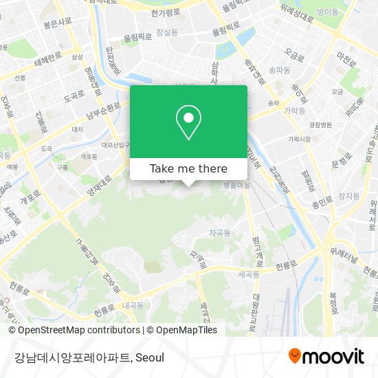강남데시앙포레아파트 map