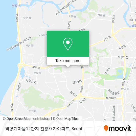 책향기마을12단지 진흥효자아파트 map