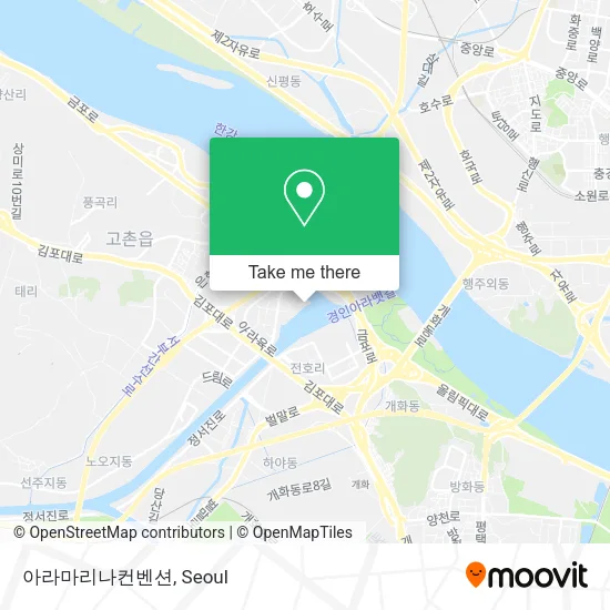 아라마리나컨벤션 map