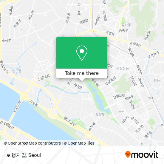 보행자길 map