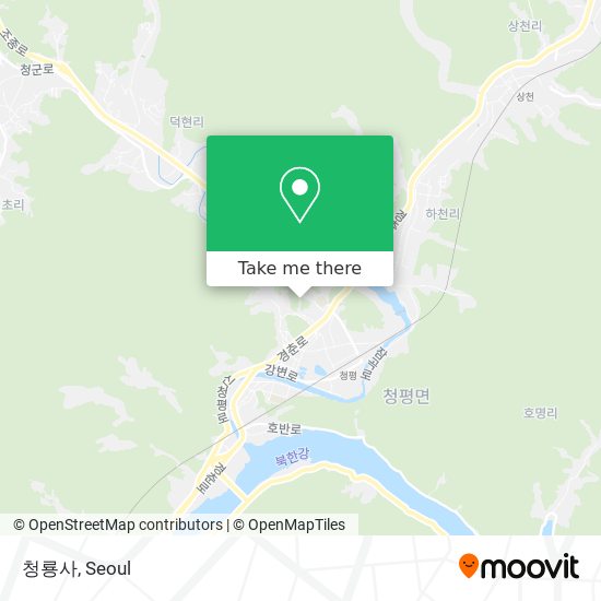 청룡사 map