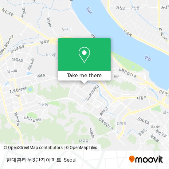 현대홈타운3단지아파트 map