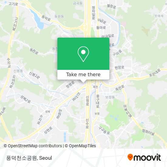 풍덕천소공원 map