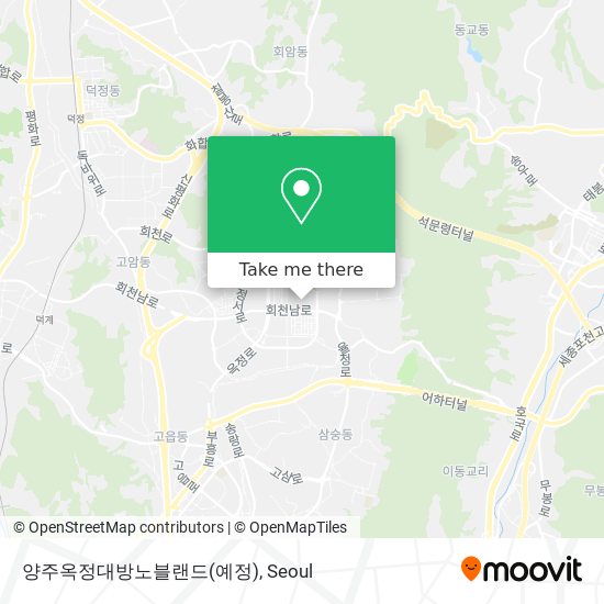 양주옥정대방노블랜드(예정) map