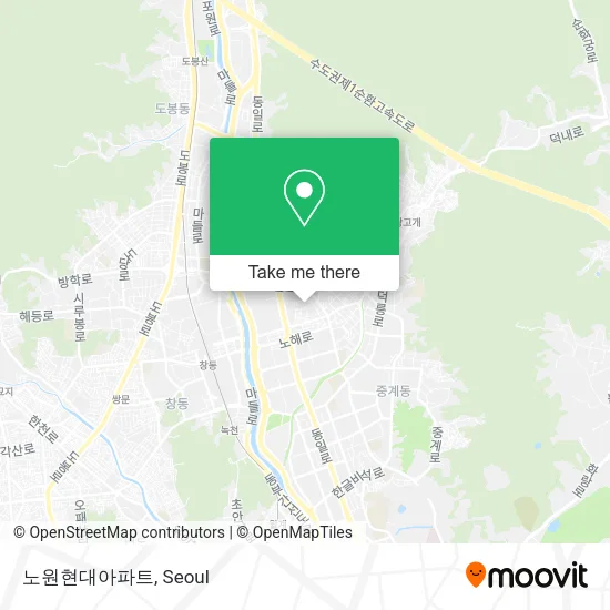 노원현대아파트 map