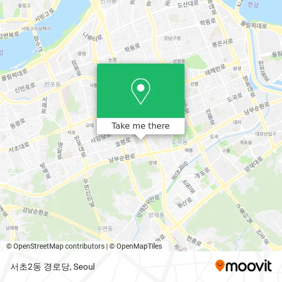 서초2동 경로당 map