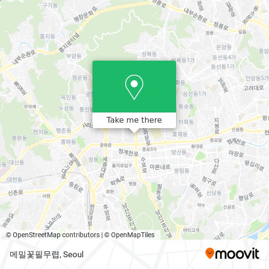 메밀꽃필무렵 map