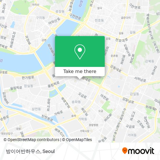 방이어반하우스 map