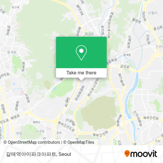 갈매역아이파크아파트 map
