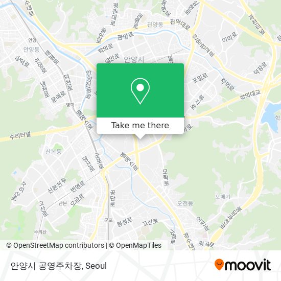 안양시 공영주차장 map