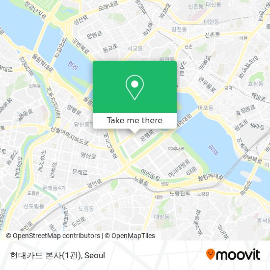 현대카드 본사(1관) map