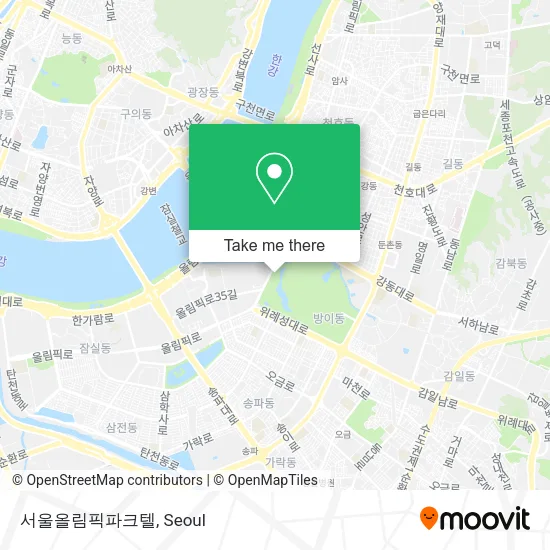 서울올림픽파크텔 map