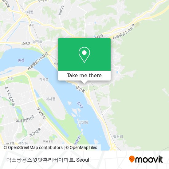 덕소쌍용스윗닷홈리버아파트 map