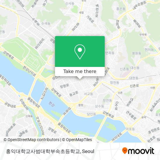 홍익대학교사범대학부속초등학교 map