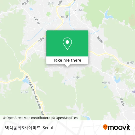 백석동화3차아파트 map