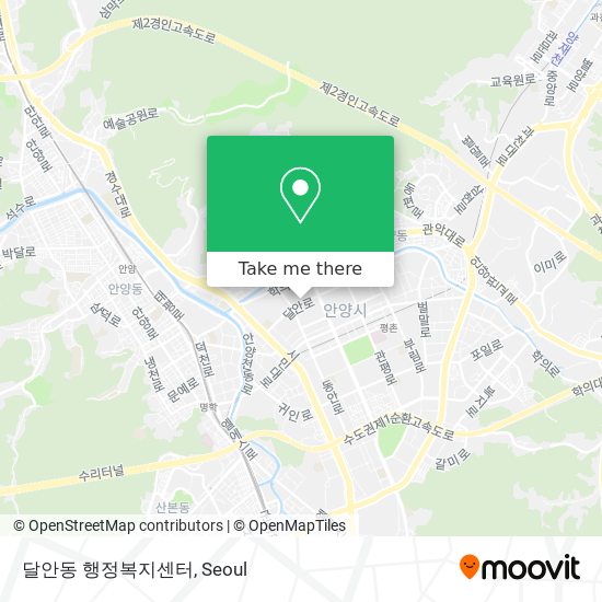 달안동 행정복지센터 map