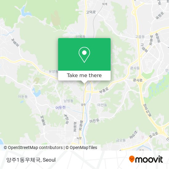 양주1동우체국 map