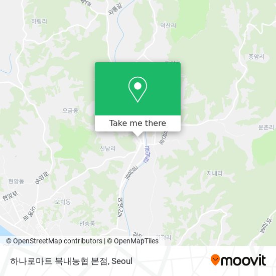 하나로마트 북내농협 본점 map