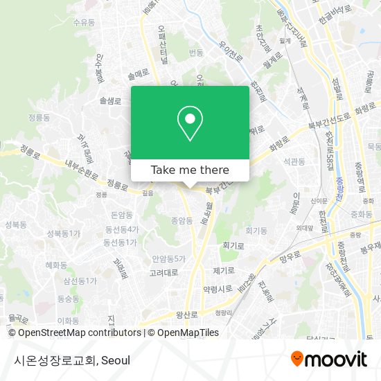 시온성장로교회 map