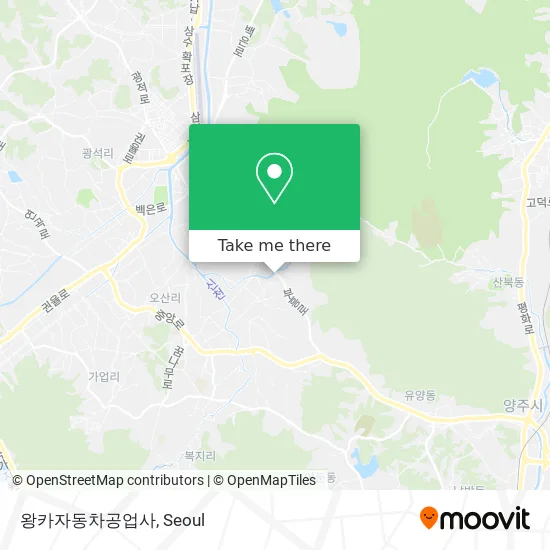 왕카자동차공업사 map