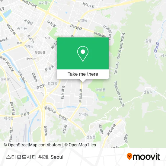스타필드시티 위례 map