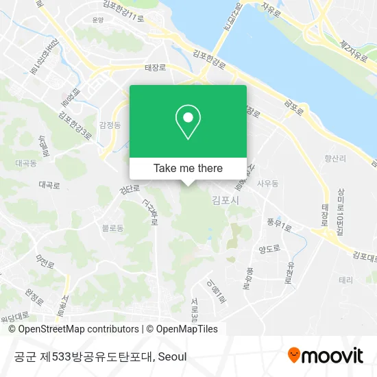 공군 제533방공유도탄포대 map