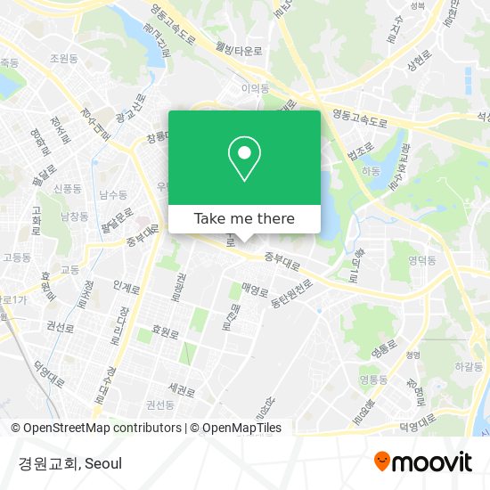 경원교회 map