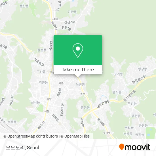 오오모리 map