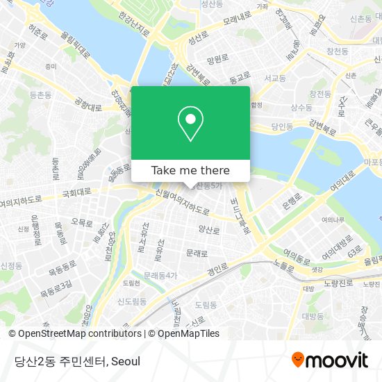 당산2동 주민센터 map