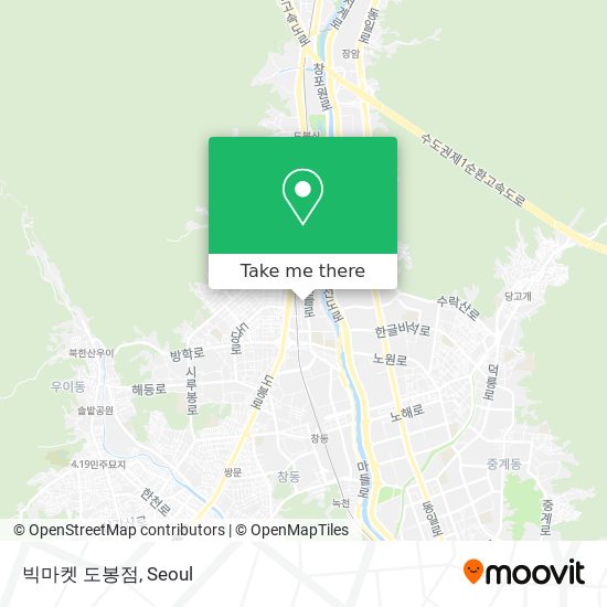 빅마켓 도봉점 map