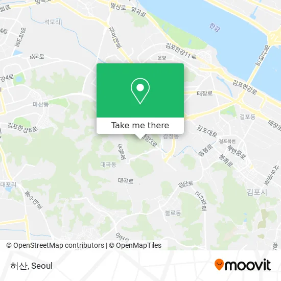 허산 map