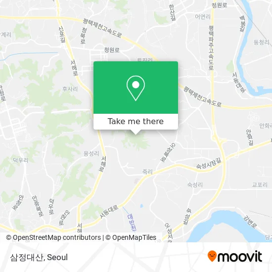 삼정대산 map