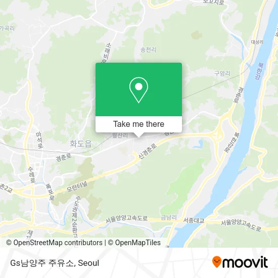 Gs남양주 주유소 map