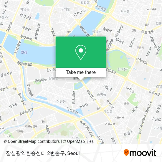 잠실광역환승센터 2번출구 map