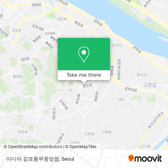 이디야 김포풍무중앙점 map