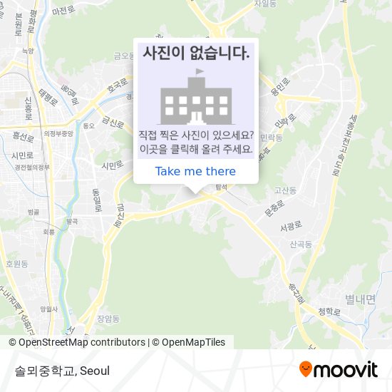 솔뫼중학교 map