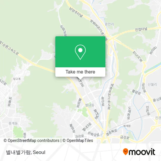 별내별가람 map