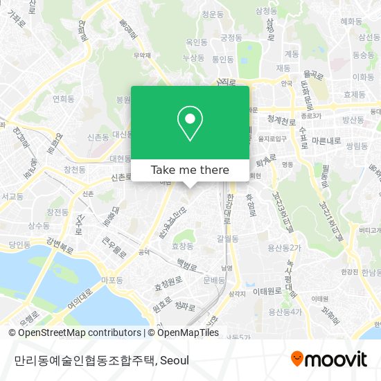 만리동예술인협동조합주택 map