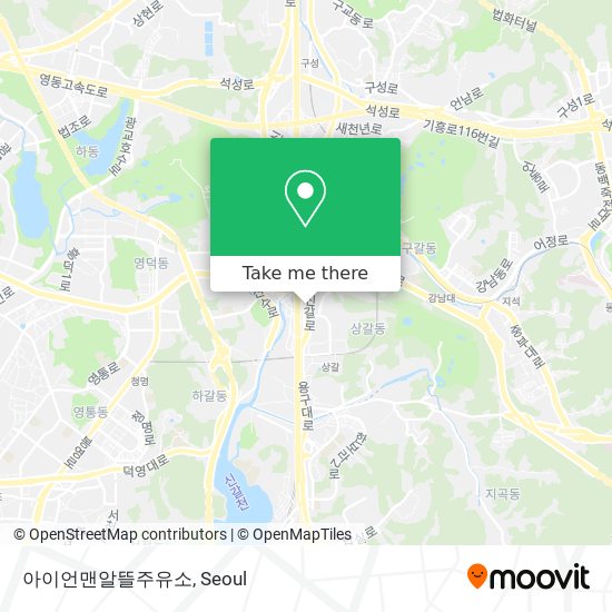 아이언맨알뜰주유소 map