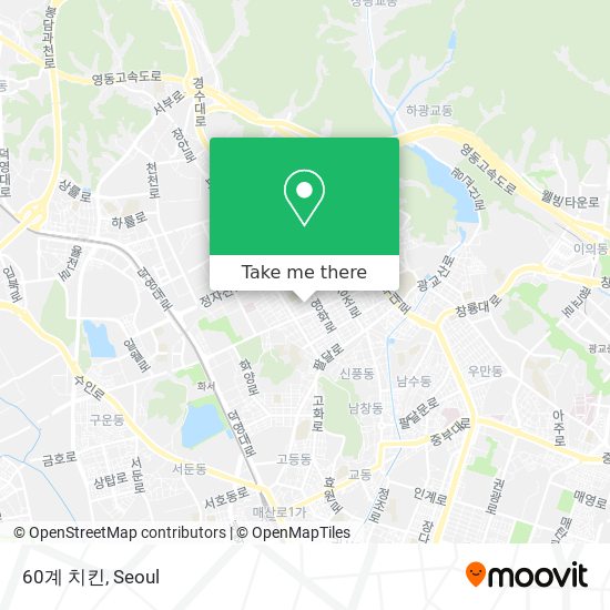 60계 치킨 map