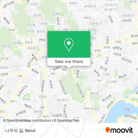 나무의 길 map