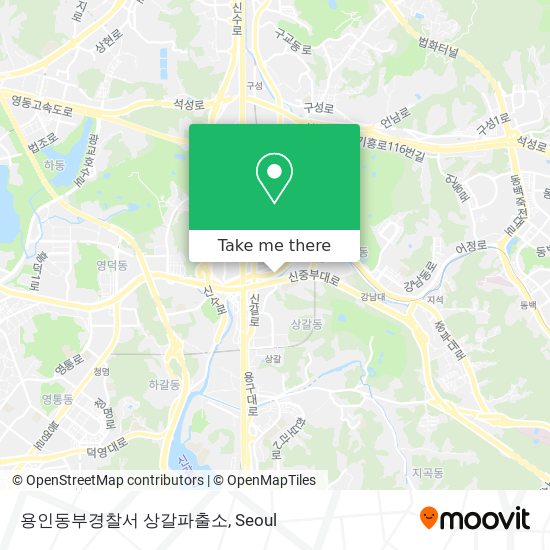 용인동부경찰서 상갈파출소 map