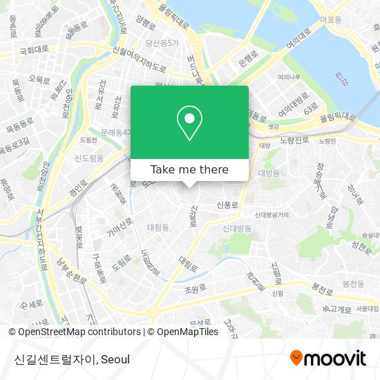 신길센트럴자이 map