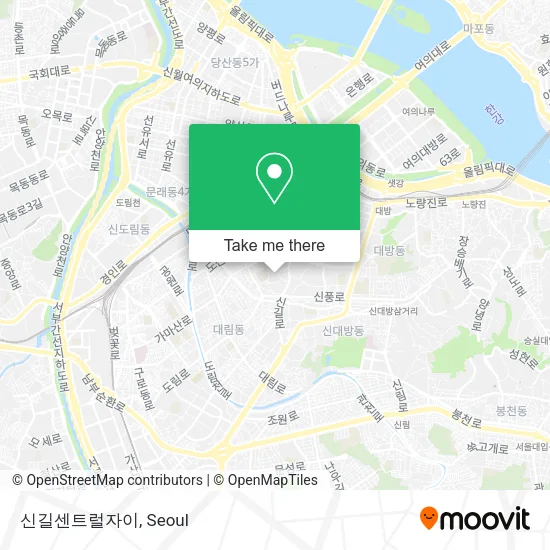 신길센트럴자이 map