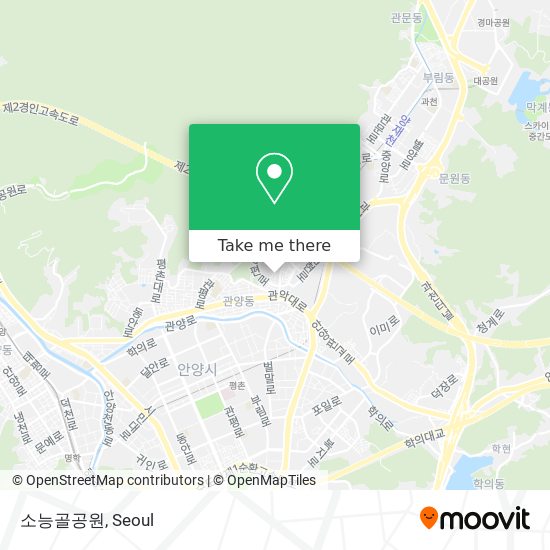 소능골공원 map