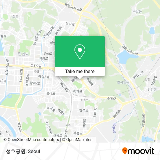 성호공원 map