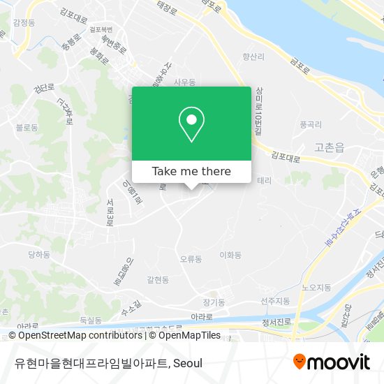 유현마을현대프라임빌아파트 map