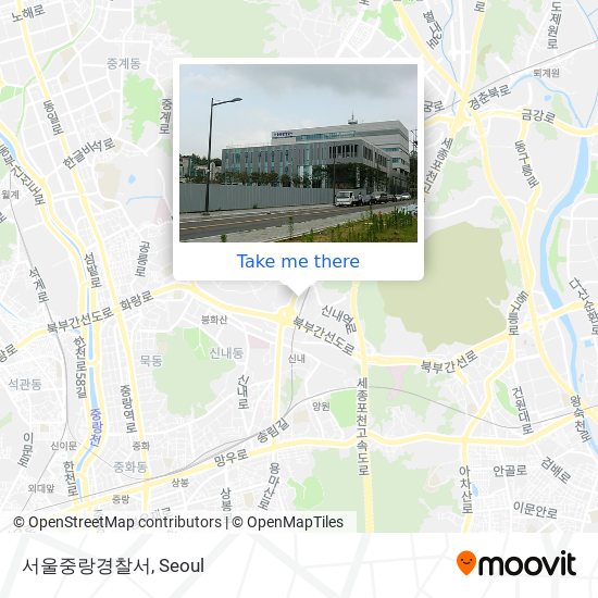 서울중랑경찰서 map