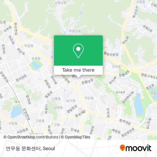 연무동 문화센터 map